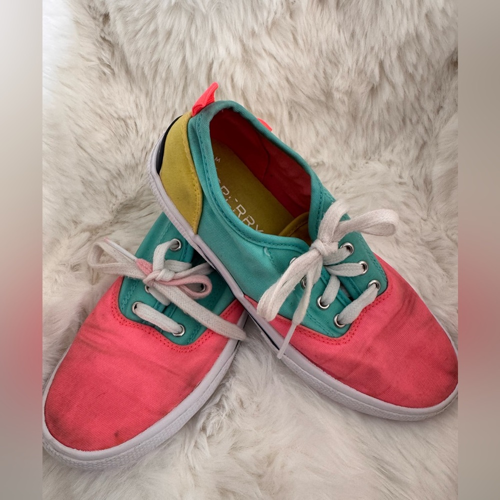 Sperry Kids Pier Wave CVO Washable Sneakers Multicolor | 13.5